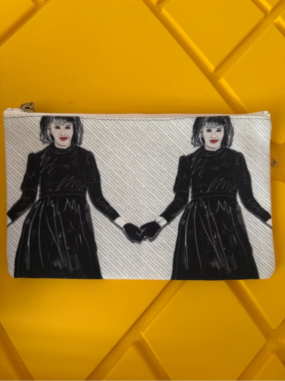 Schitt’s Creek Women’s White Canvas Clutch